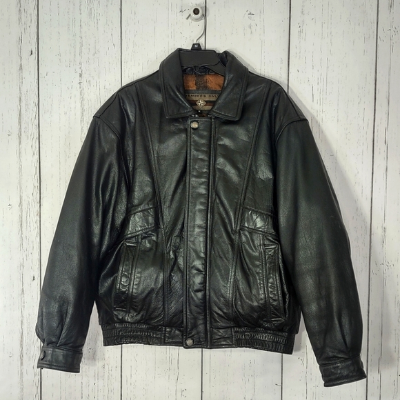 Members Only Jackets & Coats Vintage Members Only Leather Bomber